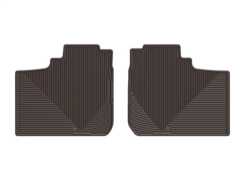 WeatherTech 2019+ Dodge Ram Truck 1500 Rear Rubber Mats - Cocoa