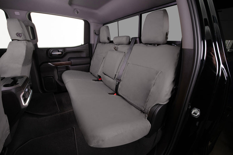 Covercraft 14-22 Dodge Ram ProMaster Polycotton SeatSaver Custom Front Row Seat Covers - Grey
