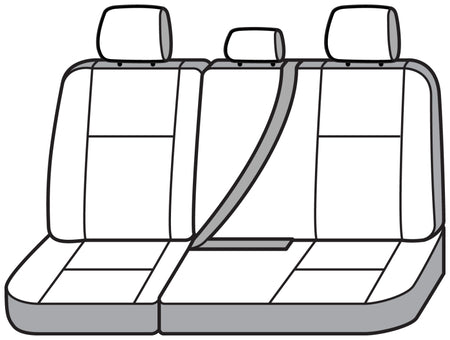 Covercraft 24-25 Toyota Tacoma SeatSaver Custom Seat Cover - Polycotton Charcoal