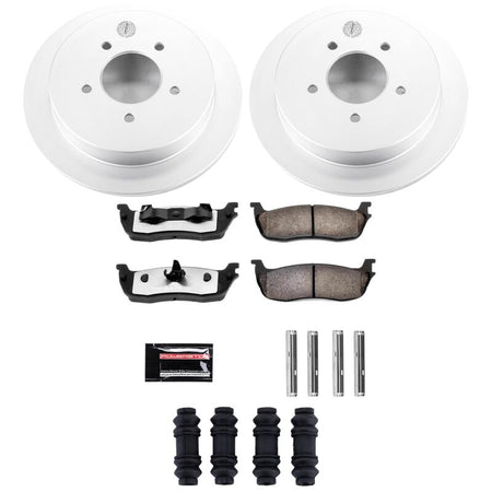 Power Stop 97-00 Ford Expedition Rear Z36 Coated Truck & Tow Brake Kit