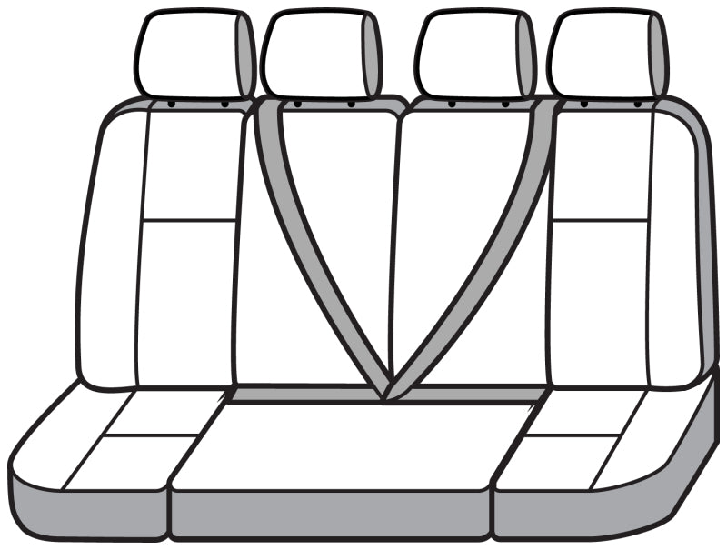 Covercraft 15-26 Ford Transit Polycotton SeatSaver Custom Third Row Seat Covers-Taupe