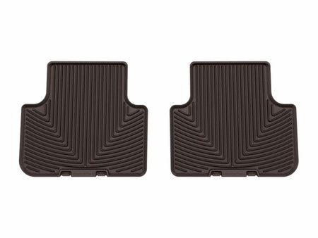 WeatherTech 17-25 Audi Q7 2nd Row Rear All-Weather Floor Mats - Cocoa