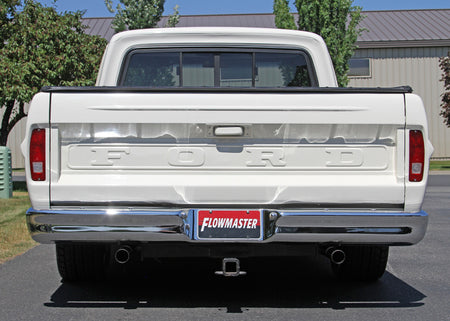 Flowmaster 67-72 Ford F100 American Thunder Exhaust System - (w/o Side Tank)