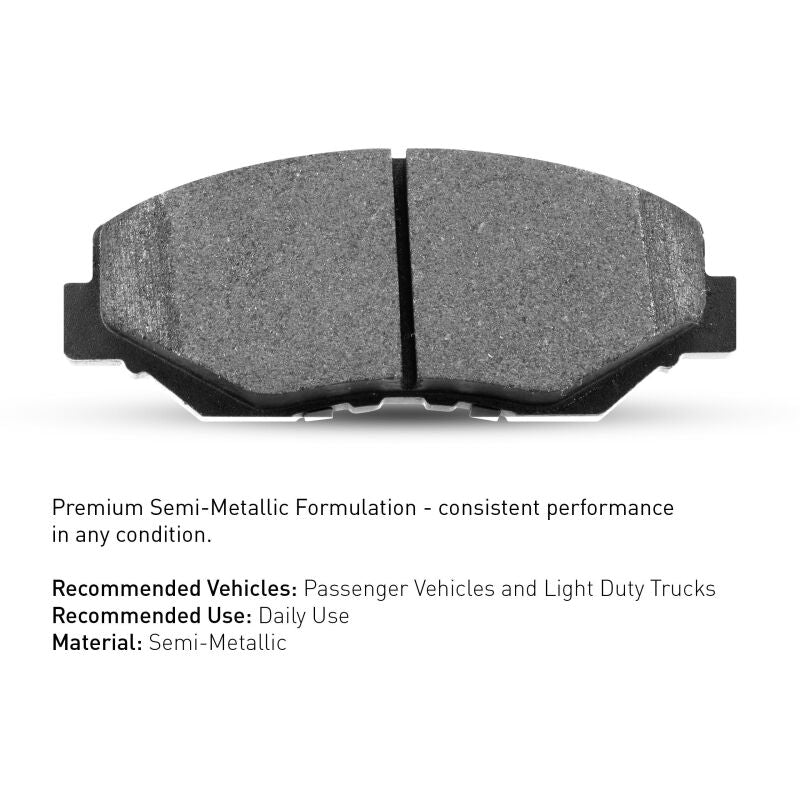 R1 08-14 Cadillac CTS-V Front Semi Met Brake Pads