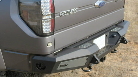 Addictive Desert Designs 10-14 Ford F-150 Raptor HoneyBadger Rear Bumper w/ Tow Hooks