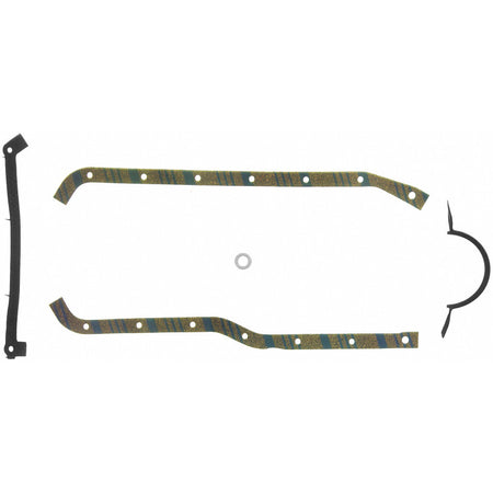Fel-Pro 17950 Engine Oil Pan Gasket Set 18 Bolt Hole Multi Piece Gasket