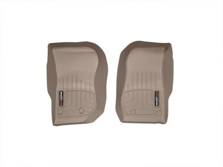 WeatherTech 14+ Jeep Wrangler Front FloorLiner - Tan