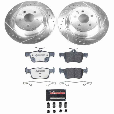 Power Stop 15-21 Ford Edge Rear Z36 Truck & Tow Brake Kit