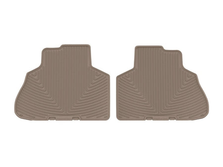 WeatherTech 2019+ BMW X5 40i Rear Rubber Mats - Tan