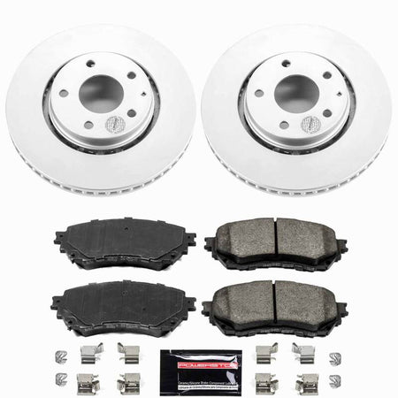 Power Stop 20-21 Mazda 6 Front Z23 Coated Brake Kit