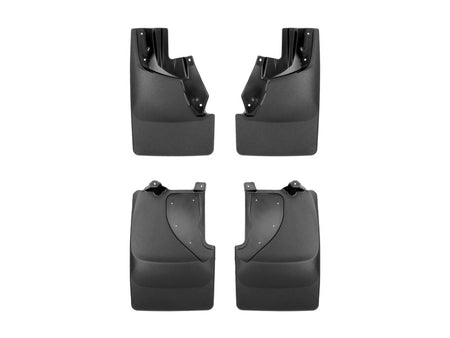 WeatherTech 22-24 Ford Bronco Raptor (No Sport) No Drill Front & Rear MudFlaps - Black