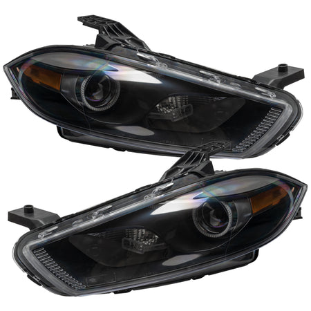 Oracle 13-14 Dodge Dart (HID Style) SMD HL - Black - ColorSHIFT w/ Simple Controller