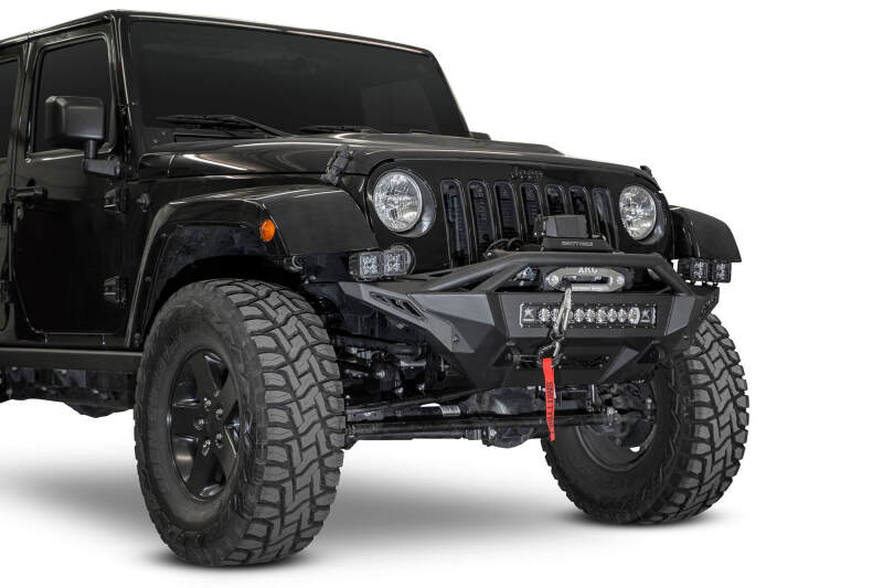 Addictive Desert Designs 07-18 Jeep Wrangler JK Stealth Fighter Front Bumper w/ Winch Mount