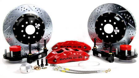 Baer Brakes 64-72 Buick Skylark STD Studs 14in Extreme+ Front SDZ Brake Kit - Monster Green