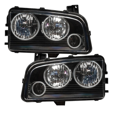 Oracle 05-10 Dodge Charger SMD HL (Non-HID) - Triple Halo - ColorSHIFT w/ BC1 Controller