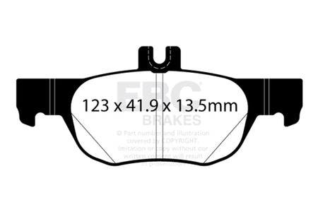 EBC 2020+ Mazda CX-30 2.5L Yellowstuff Rear Brake Pads