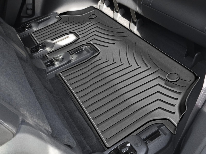 WeatherTech 2025+ Infiniti QX80/Nissan Armada 2nd Row Bucket Seats w/ Mini Console FloorLiner- Black