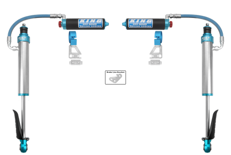 King Shocks 2024+ Toyota Tacoma 2.5 Dia Remote Reservoir Shock w/Adjuster (Pair) - Rear