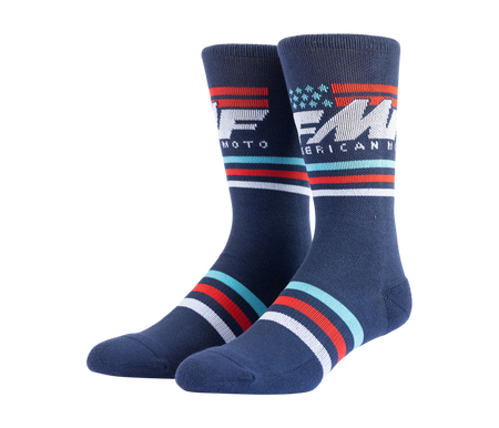 FMF Racing American Moto Sock Navy One Size