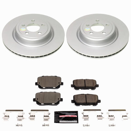 Power Stop 14-23 Dodge Charger Rear Z23 Coated Brake Kit