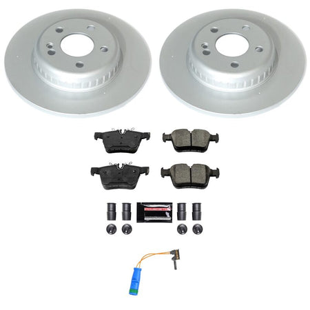 Power Stop 17-18 Mercedes-Benz C300 Rear Z23 Coated Brake Kit