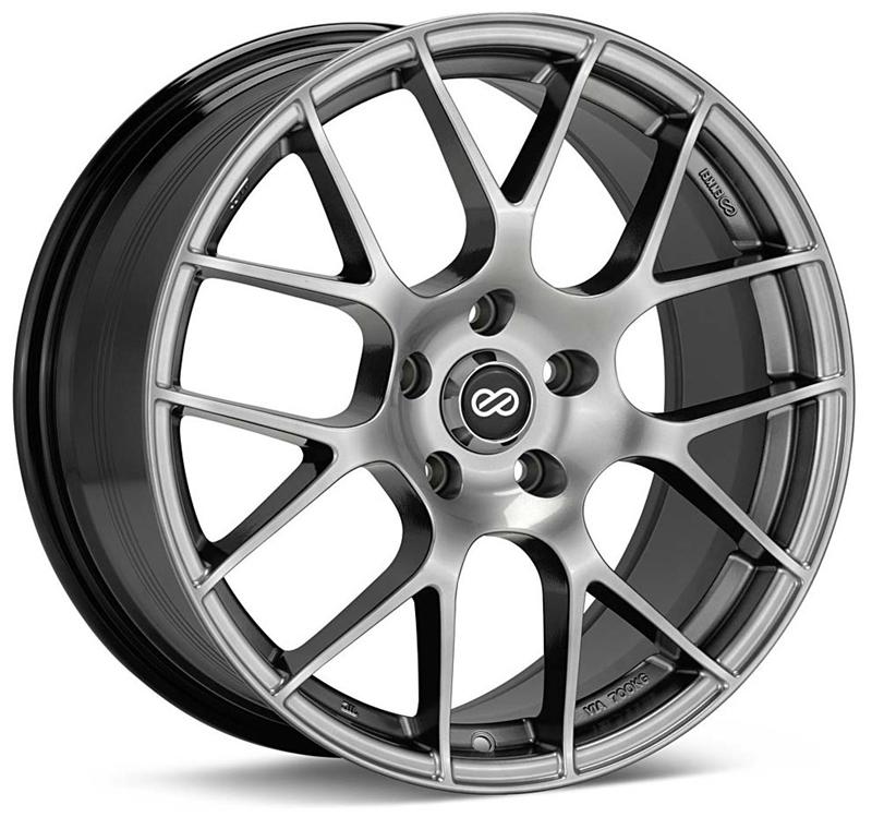 Enkei Raijin 18x8 45mm Offset 5x100 Bolt Pattern Hyper Silver Wheel