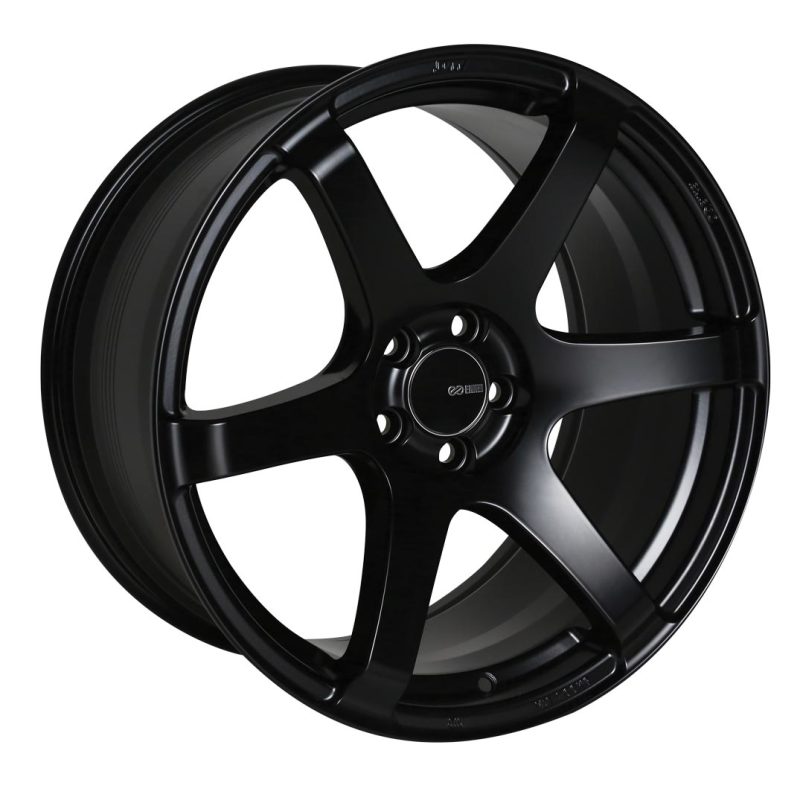 Enkei T6S 18x8 35mm Offset 5x112 Bolt Pattern 72.6 Bore Matte Black Wheel