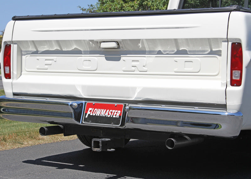 Flowmaster 67-72 Ford F100 American Thunder Exhaust System - (w/o Side Tank)