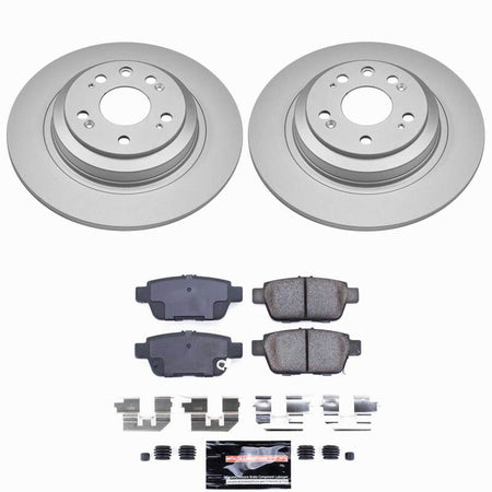 Power Stop 09-14 Acura TL Rear Z23 Coated Brake Kit