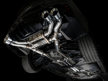 AWE Tuning 2021+ Cadillac CT4-V Blackwing SwitchPath Exhaust - Chrome Silver Tips