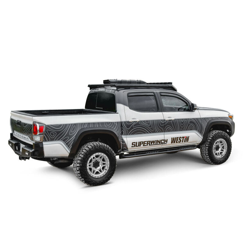 Westin 05-23 Toyota Tacoma Rock Slider - Textured Black