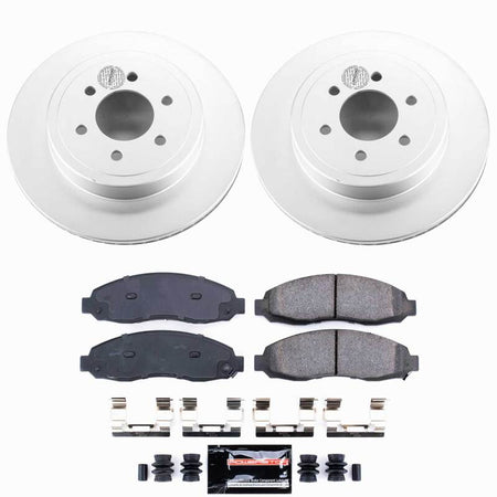 Power Stop 03-04 Dodge Dakota Front Z23 Coated Brake Kit