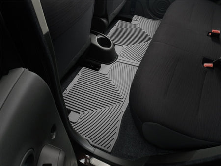 WeatherTech 08+ Nissan Cube Rear Rubber Mats - Grey