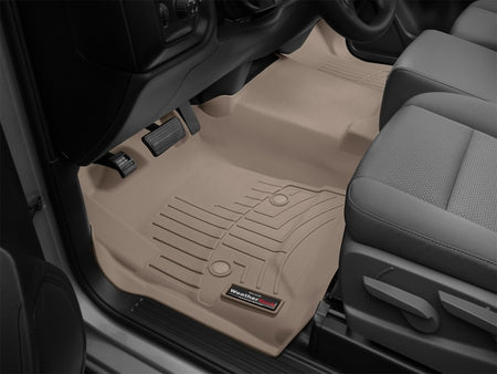 WeatherTech 14+ Chevrolet Silverado Front Floorliner OTH - Tan
