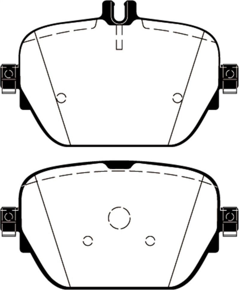EBC 2019+ Mercedes-Benz CLS53 AMG (C257) 3.0L Turbo Redstuff Rear Brake Pads