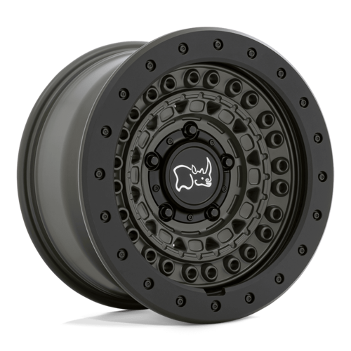 BARRICADE 17X8.5 6X5.5 112 OD-GRN-BLK +0