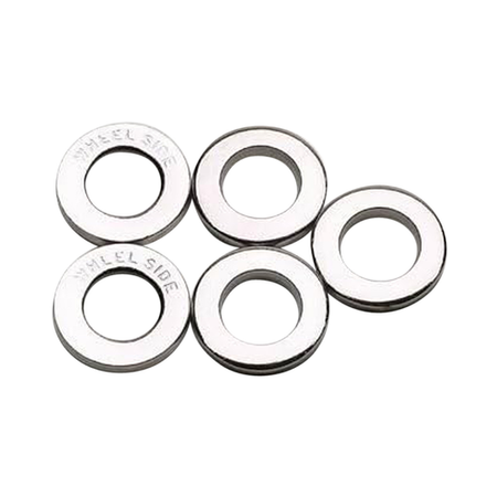 WASHER CRAGAR CENTER CHR 5-PK CLAM