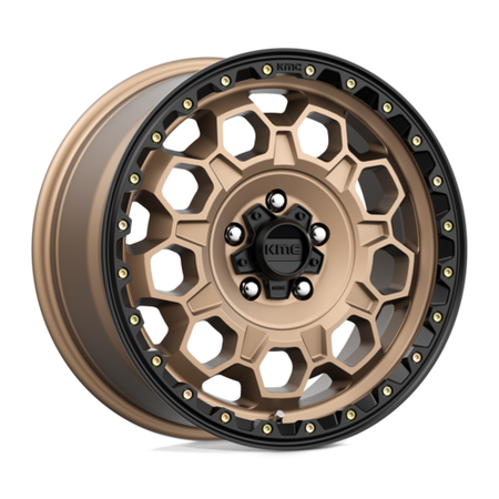 KM545 17X9 6X5.5 M-BRZ BLK LP -12MM