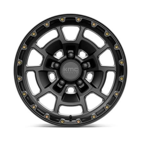KM718 17X8.5 5X5.0 S-BLK 00MM