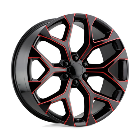 PR176MR 22X9 6X5.5 78.1 GBLK RED-MILL 24