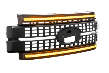 FORD SD 17-19 GRILLE UNFINISHED AMB DRL