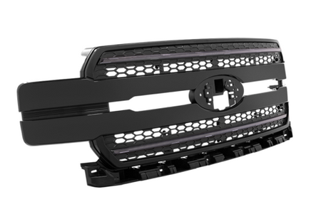 FORD F150 18-20 GRILLE UNFINISH AMB DRL