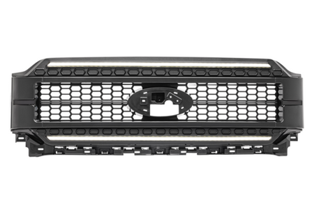 GRILLE F150 2021+ PAINTABLE-BLK WHT DRL