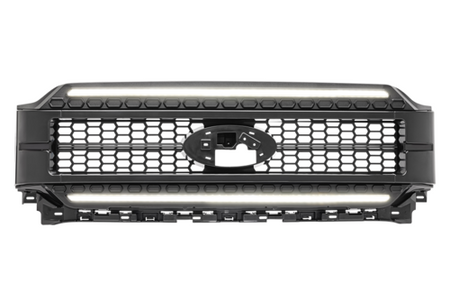GRILLE F150 2021+ PAINTABLE-BLK WHT DRL
