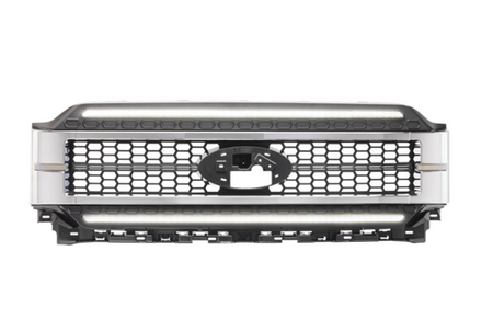 GRILLE F150 2021+ CHROME FINISH WHT DRL