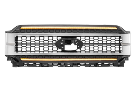 GRILLE F150 2021+ CHROME FINISH AMB DRL