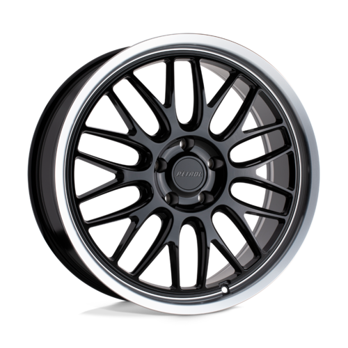 PE P4C 20X8.5 5X115 76 G-BLK MACH +40