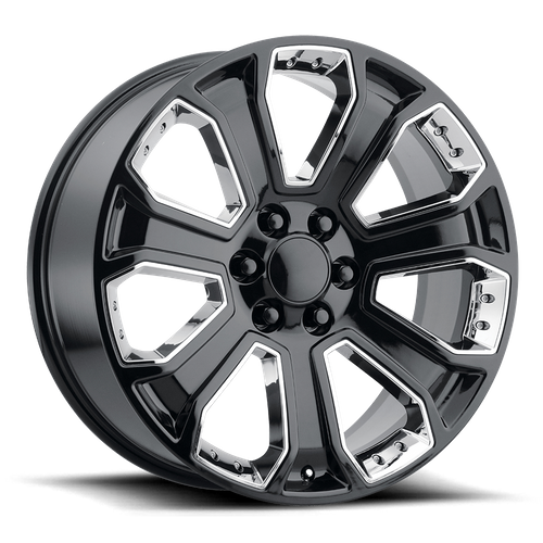 PR113GC 22X9 6X5.5 78.1 G-BLK CHR-ACC 24