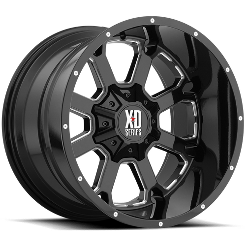 XD825 20X9 6X135/5.5 G-BLK MILL 00MM