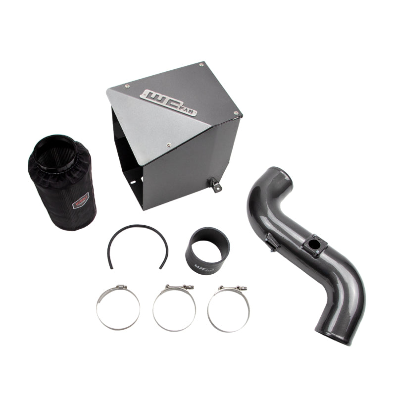 Wehrli 11-16 GM Duramax LML 4in Intake Kit - Bengal Silver